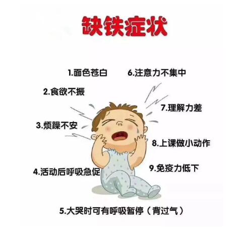 便攜式身體麻豆视频软件提示：不要讓人體缺少鐵元素